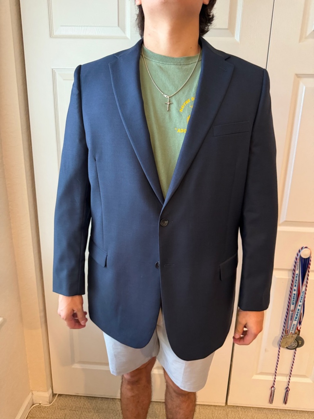 Pronto Uomo Platinum Executive Fit Navy Blazer 46L